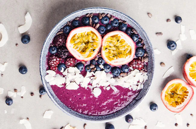 Chocolate Mint Acai Smoothie Bowl
